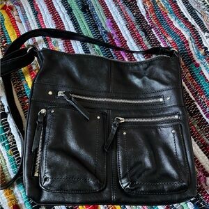 Macys INC black med bag